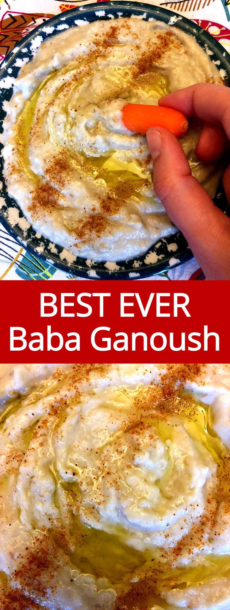 Homemade Eggplant Baba Ganoush Recipe Melanie Cooks