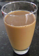 glass of sugarfree iced coffee latter
