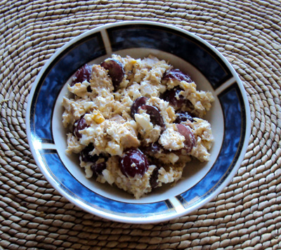 chicken grapes salad make