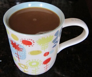 cup of freshly made coffee