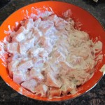 marinating chicken in tzatziki sauce
