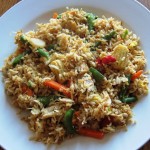 chicken fried rice recipe with frozen vegatables