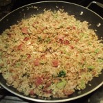 fried rice recipe using turkey deli meat slices