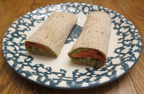 salmon and avocado rolls