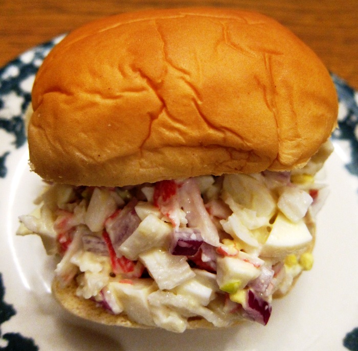Crab Salad Sandwich With Horseradish