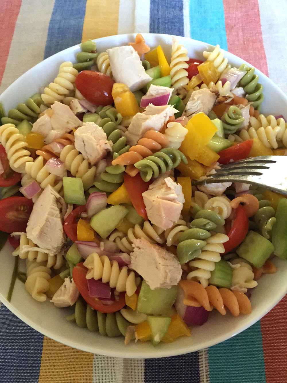 Easy Chicken Pasta Salad Healthy Main Dish Pasta Salad Recipe