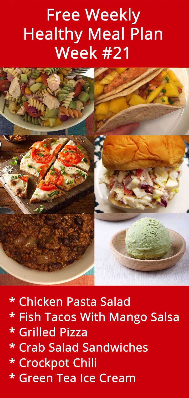 Free Weekly Healthy Meal Plan – Week 21 Recipes And Dinner Ideas