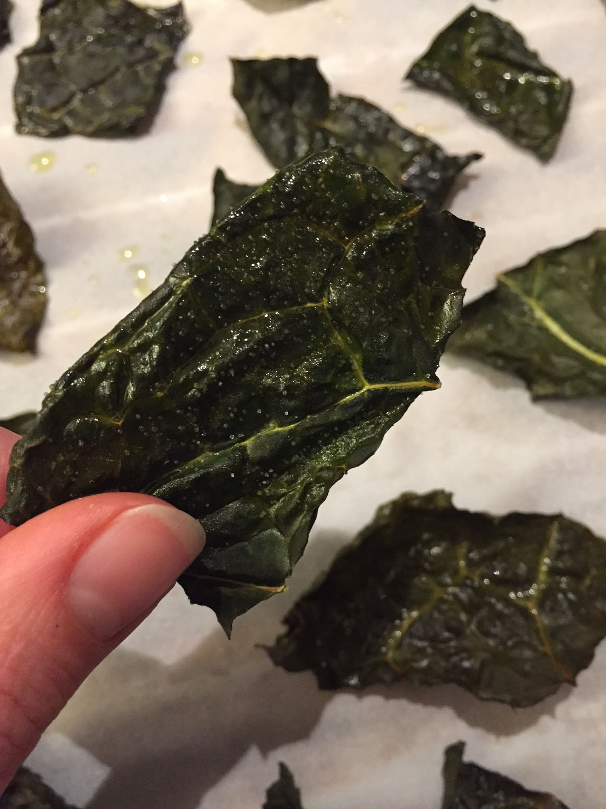 Crispy Baked Kale Chips Recipe Healthy & Crunchy! Melanie Cooks