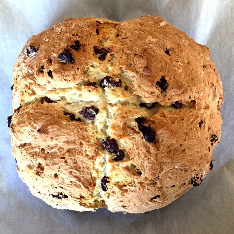 Easy Irish Soda Bread Recipe With Raisins No Buttermilk Needed 