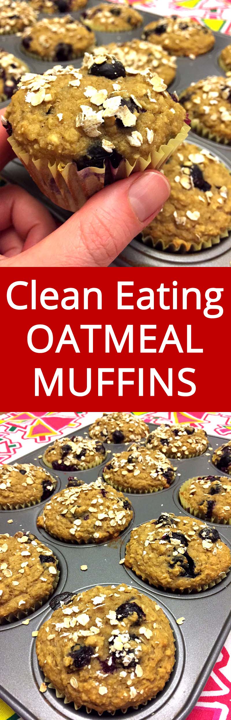 My favorite healthy muffin! These gluten-free blueberry oatmeal muffins are my perfect breakfast!