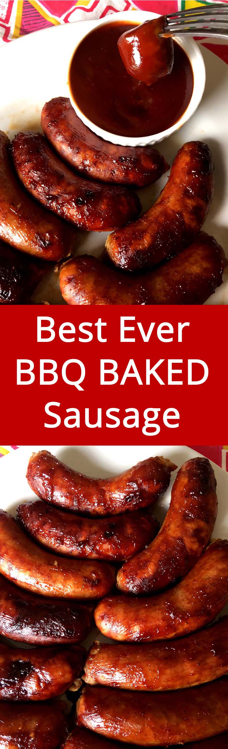 Easy Baked Bbq Sausage Recipe With Italian Or Polish Sausages This Bbq Baked Sausage Is Always A Hit Super Easy To Make I Love