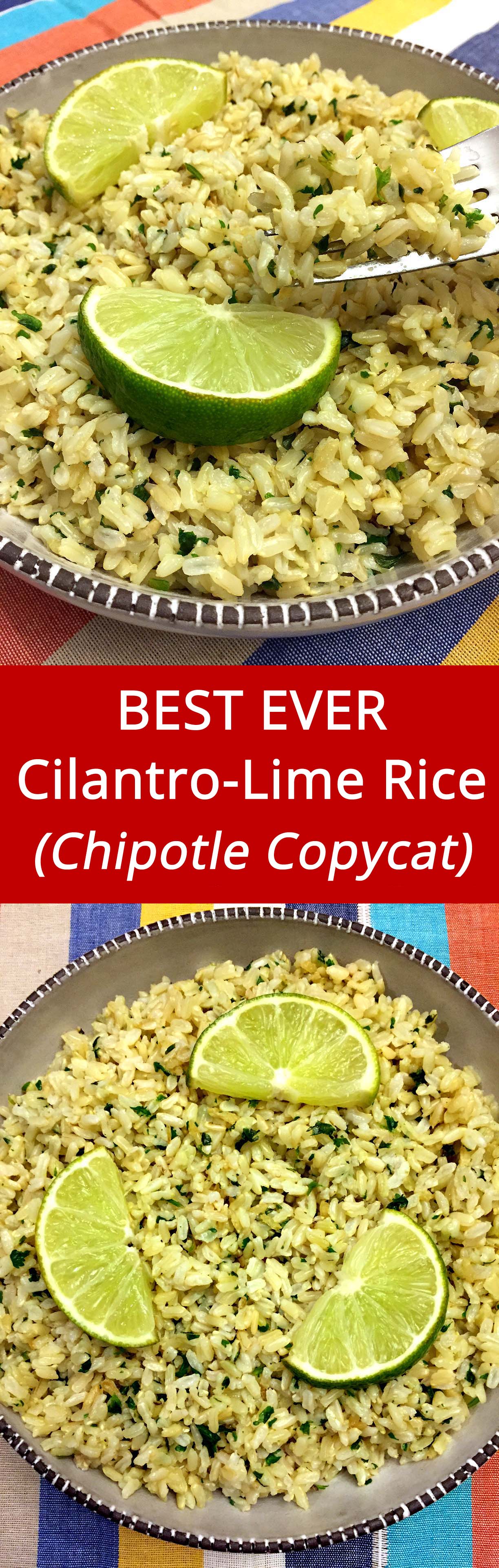 Chipotle Cilantro Lime Rice (White Or Brown) Copycat Recipe – Melanie Cooks