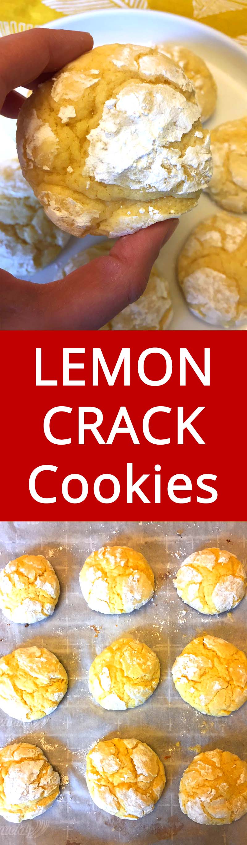 Easy Lemon Crack Crinkles Cookies Recipe – Best Ever ...