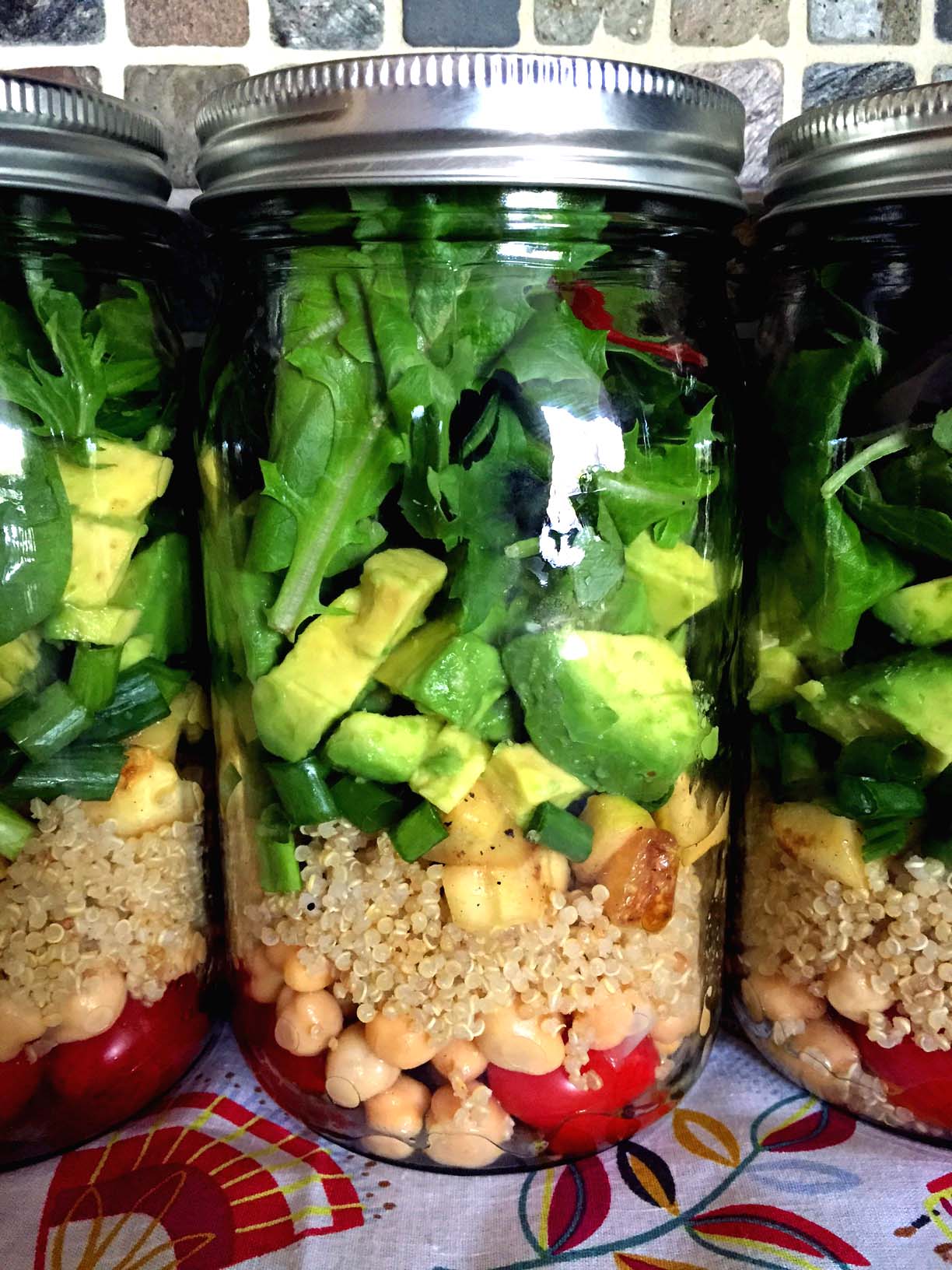 Quinoa Chickpea Mason Jar Salad Recipe Melanie Cooks