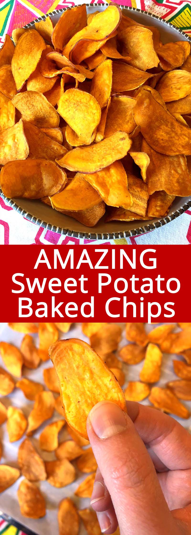 Baked Sweet Potato Chips Recipe Melanie Cooks