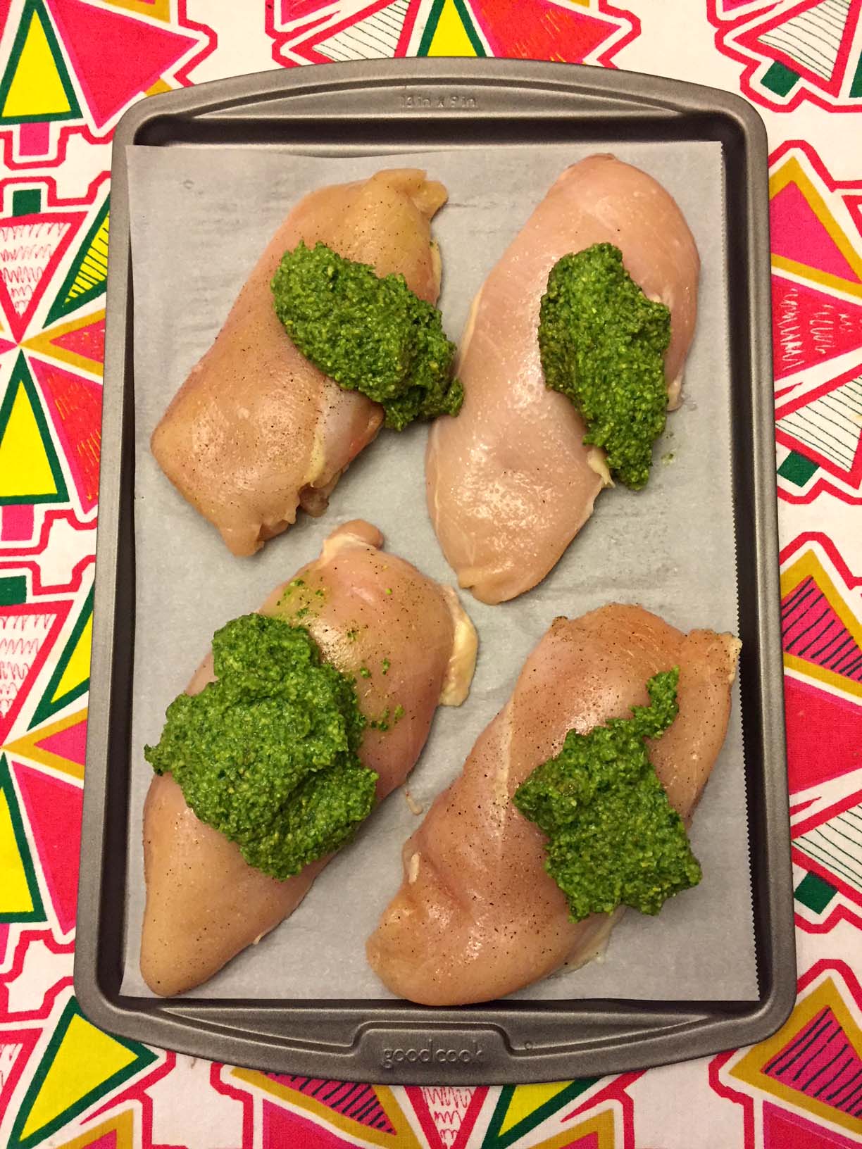 Baked Pesto Chicken Recipe With Parmesan Cheese Melanie Cooks