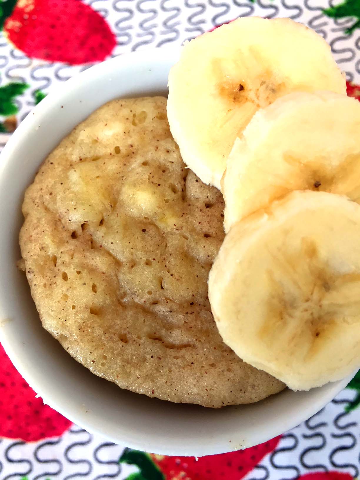 GlutenFree Banana Bread Mug Cake Microwave Recipe Melanie Cooks