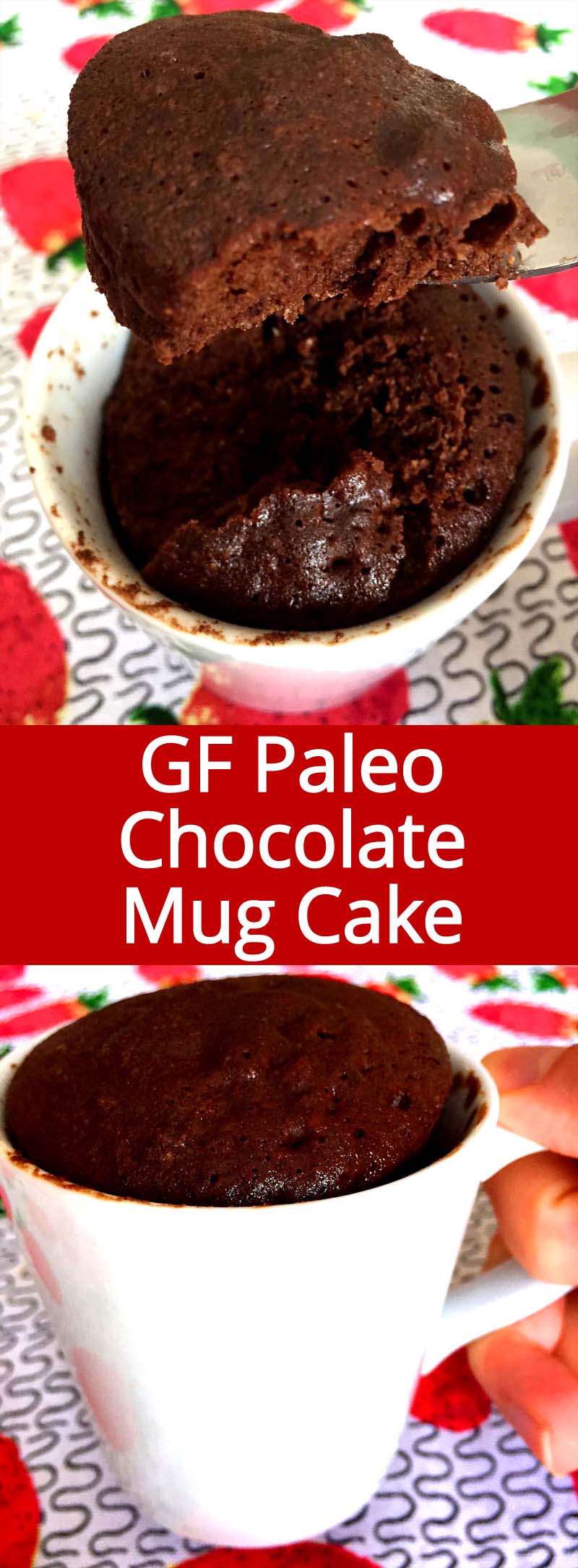 Healthy Chocolate Mug Cake Recipe (Gluten-Free, Paleo ...