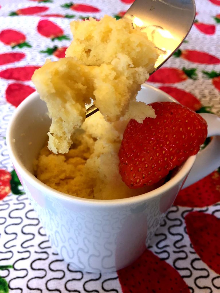 Coconut Flour Vanilla Mug Cake (GlutenFree, Paleo) Melanie Cooks