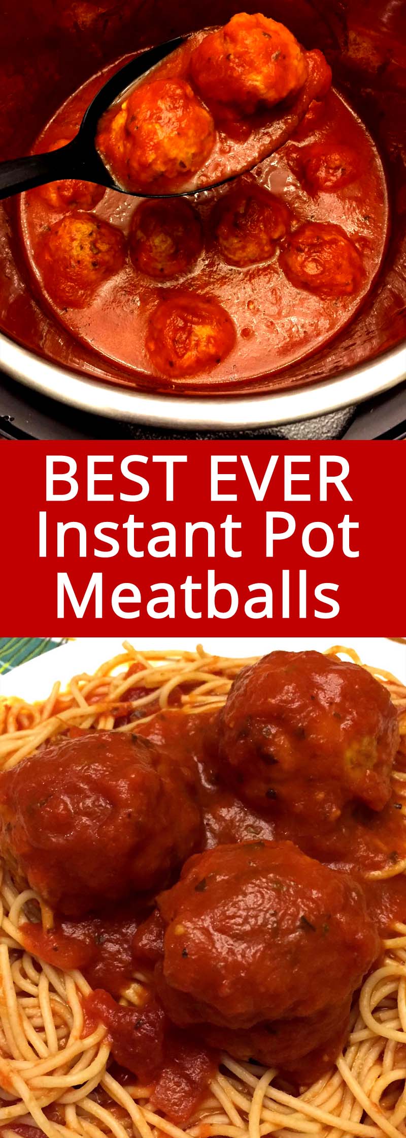 Instant Pot Meatballs Recipe In Tomato Sauce Melanie Cooks