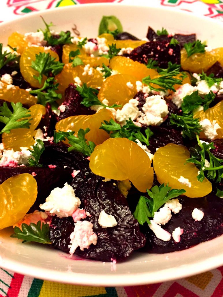 Roasted Beet Salad With Feta Cheese And Oranges – Melanie Cooks