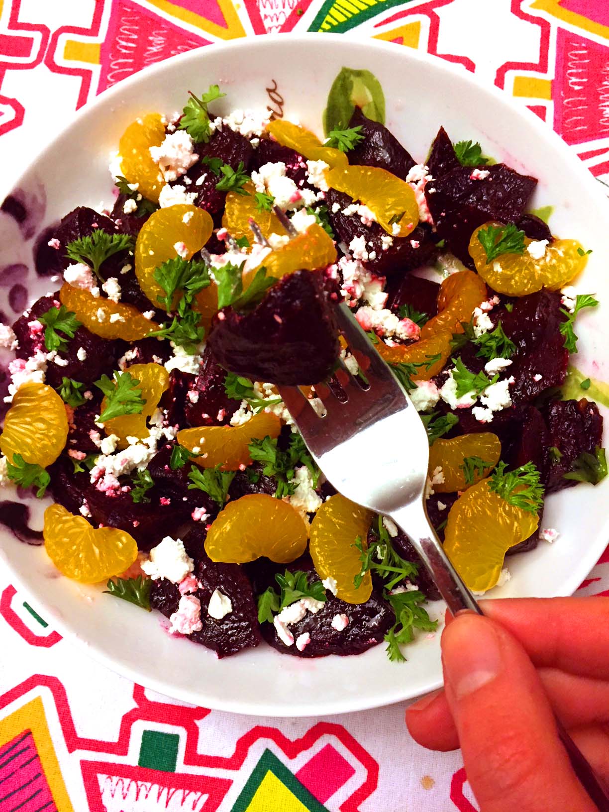 Roasted Beet Salad With Feta Cheese And Oranges Melanie Cooks