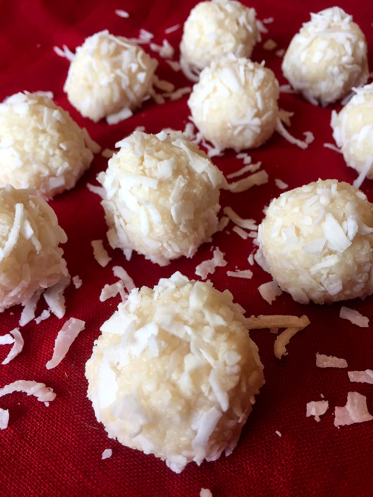 Coconut Balls Healthy No Bake Coconut Truffles Recipe Melanie Cooks