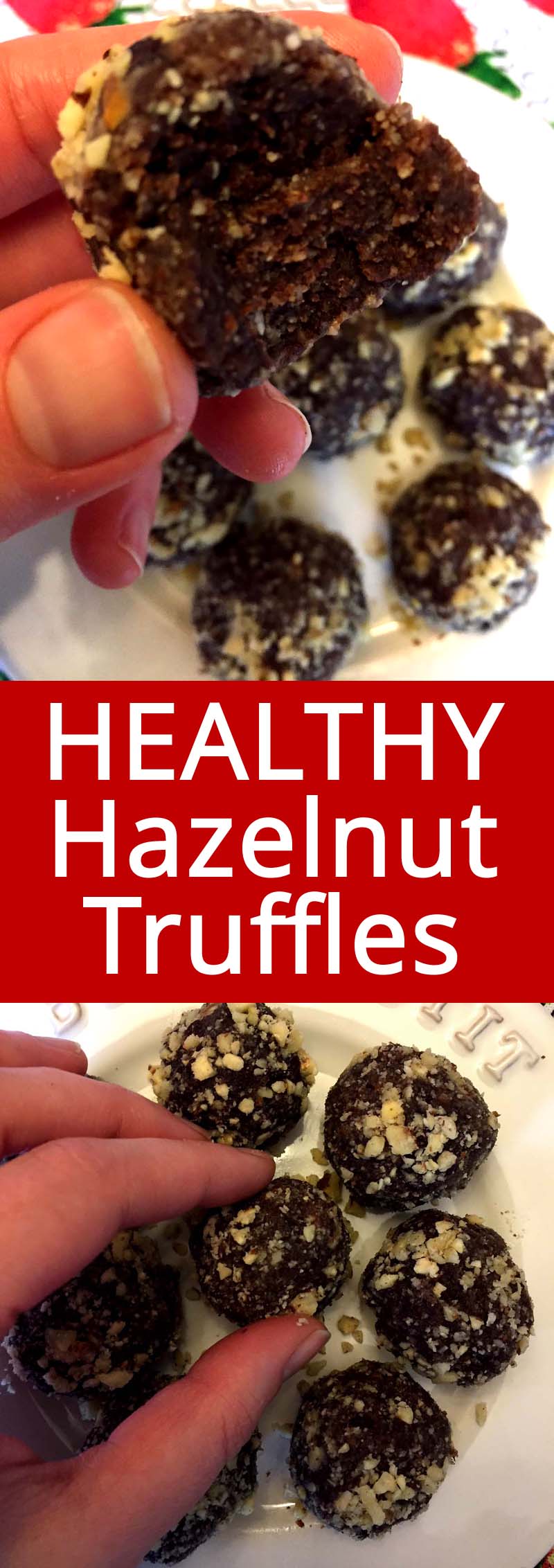 Healthy Hazelnut Chocolate Truffles Energy Balls Melanie Cooks