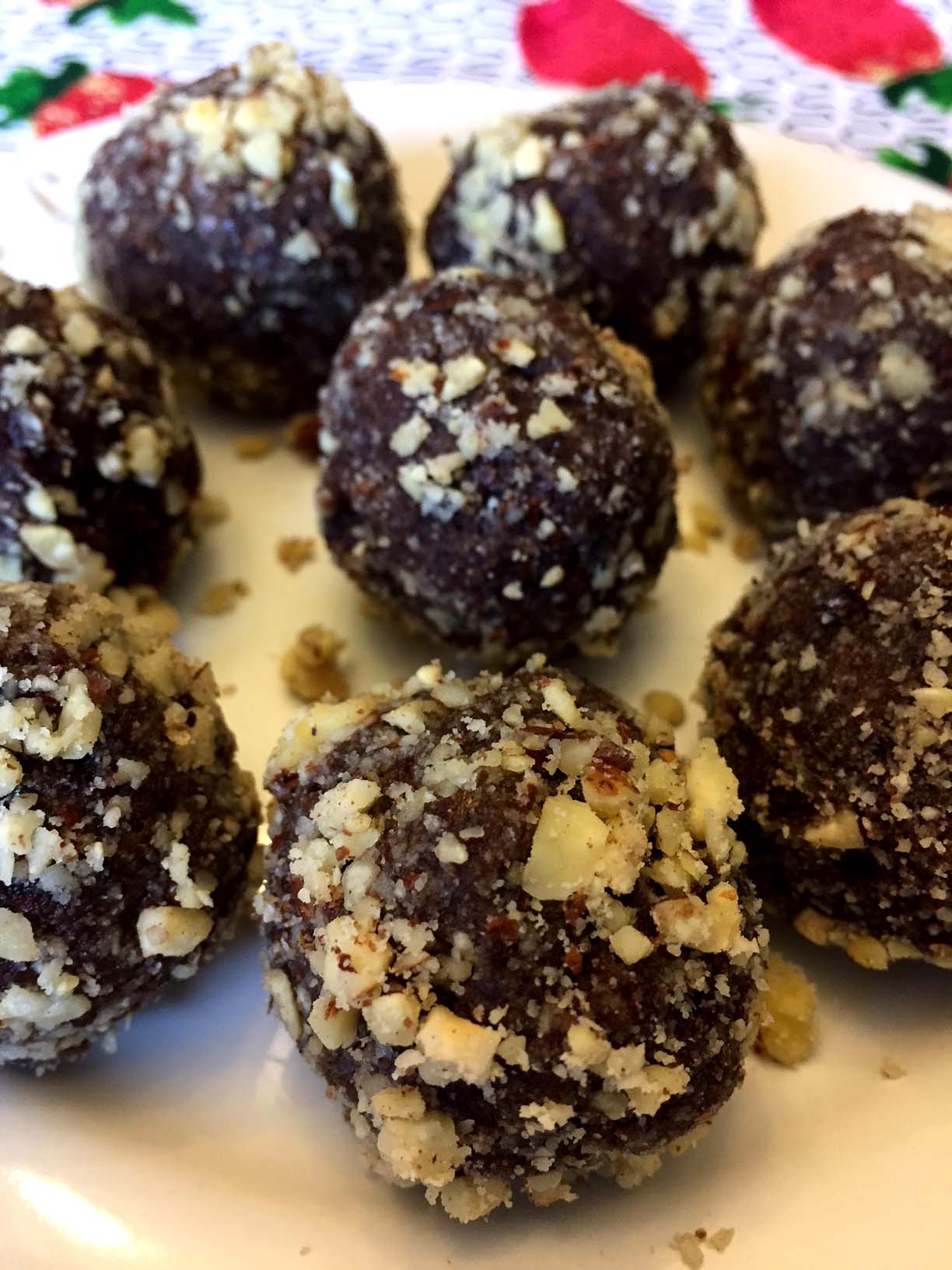 Healthy Hazelnut Chocolate Truffles Energy Balls Melanie Cooks