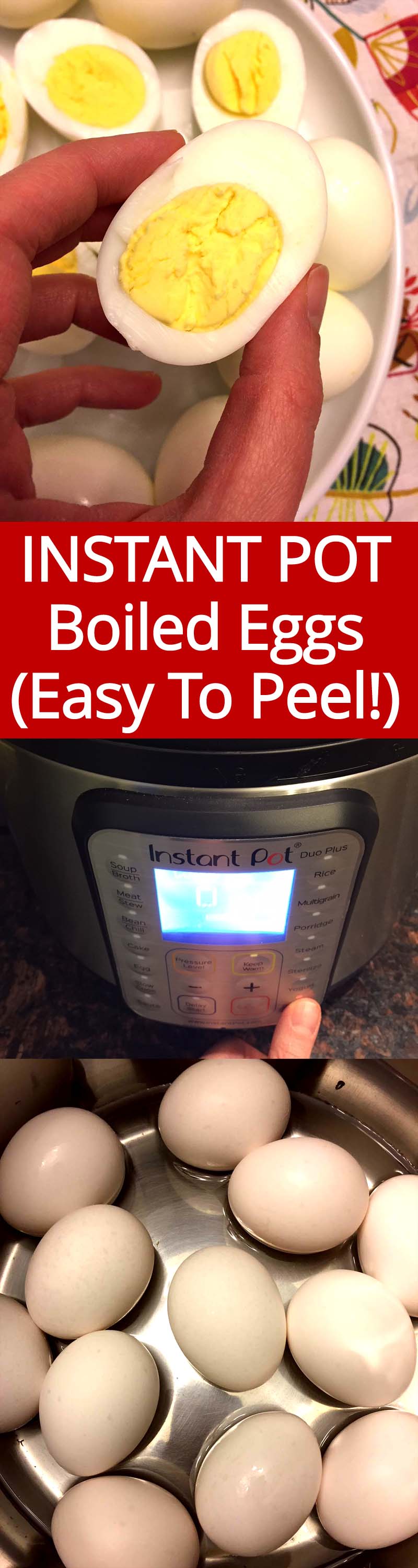 Instant Pot Hard Boiled Eggs So Easy To Peel! Melanie Cooks