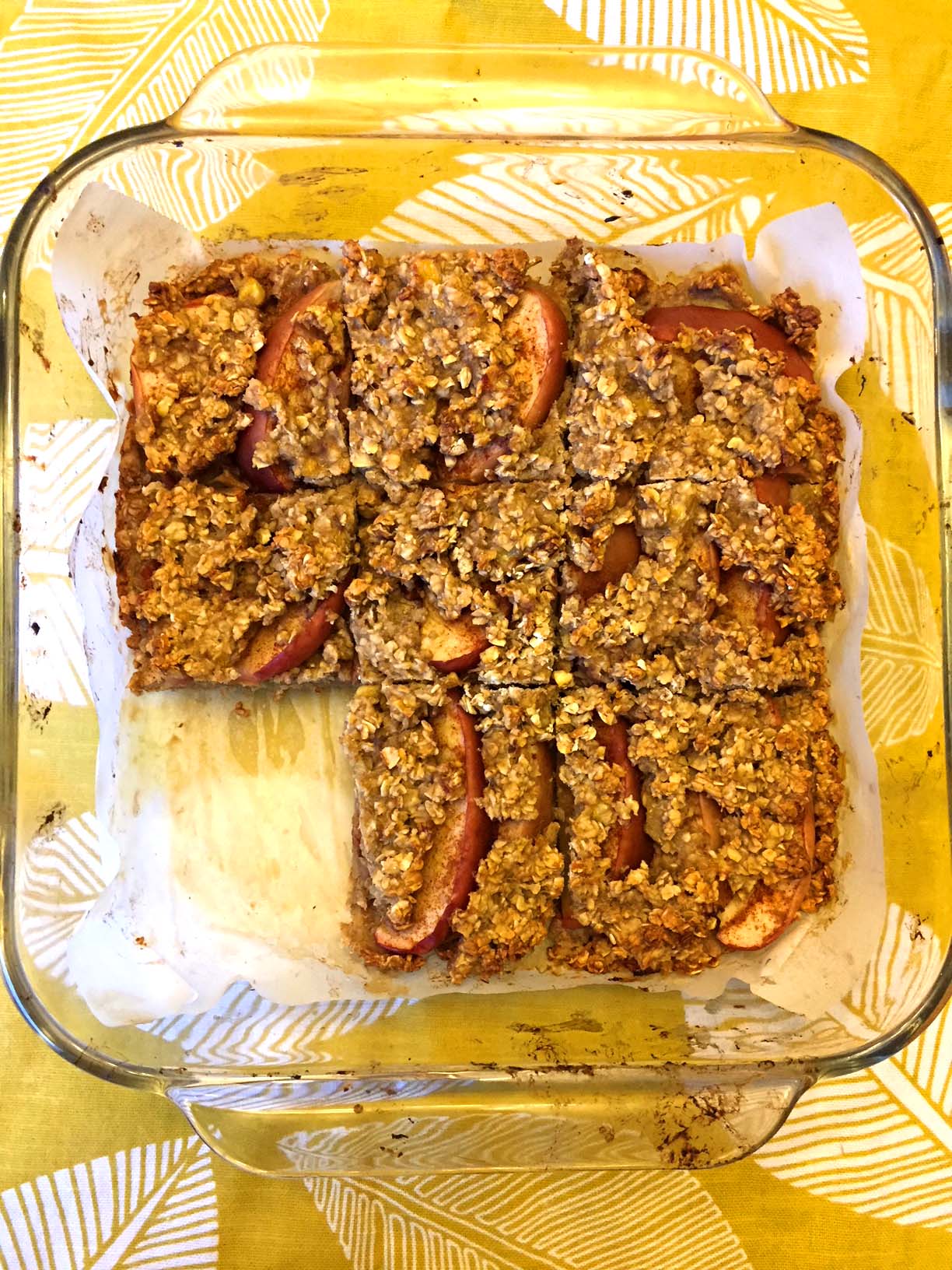 Apple Cinnamon Banana Oatmeal Squares (Vegan, GlutenFree) Melanie Cooks