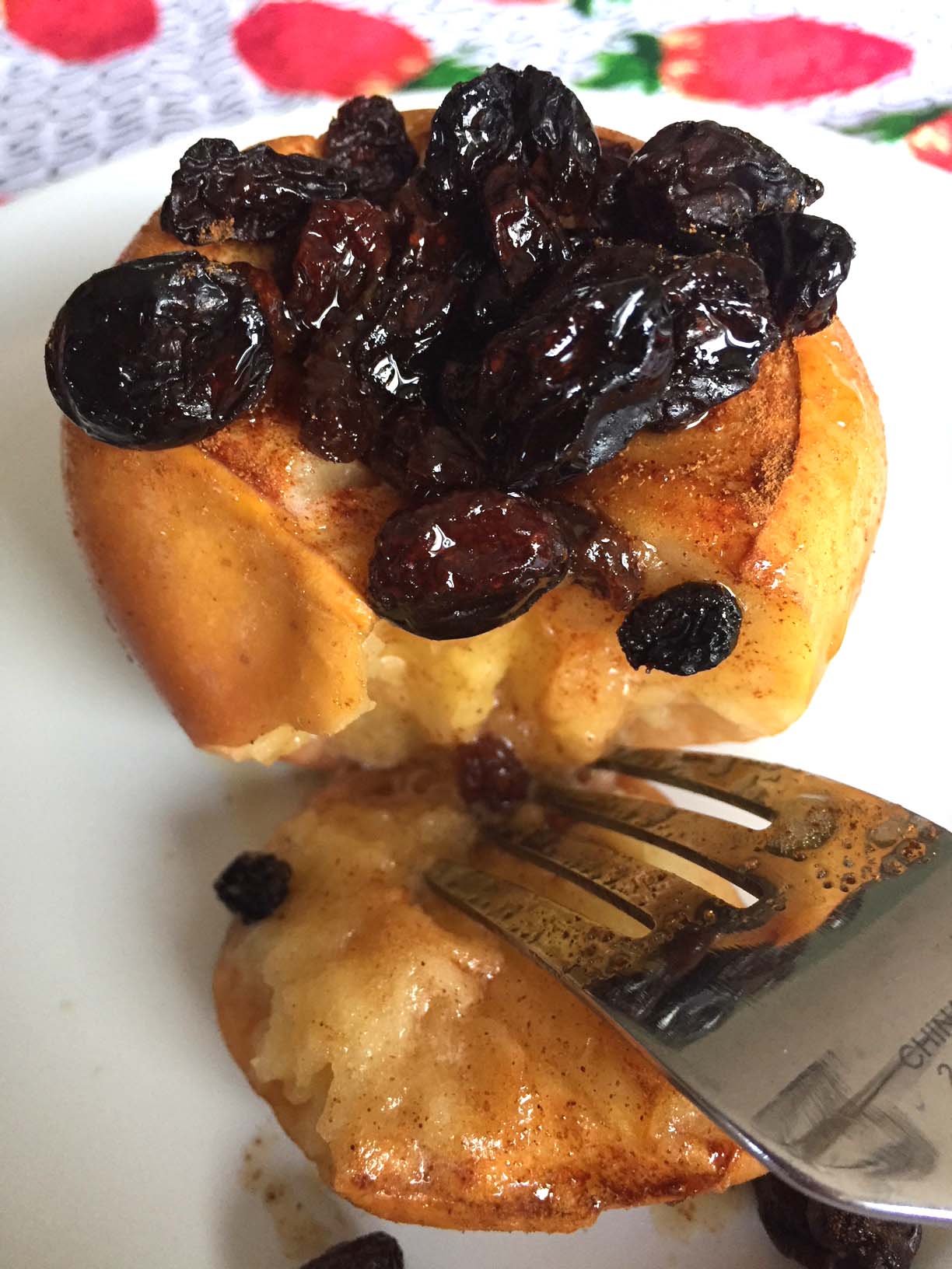 Healthy Baked Apples Stuffed With Raisins And Cinnamon No Sugar Added