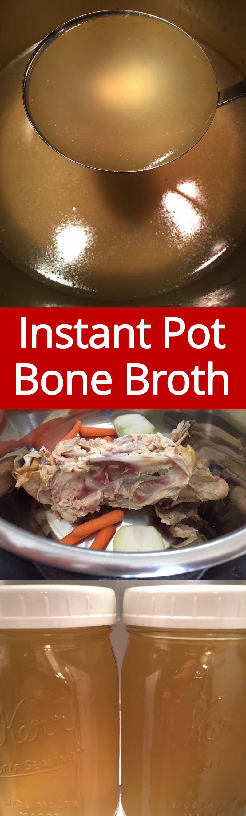 Instant Pot Bone Broth Recipe (Chicken, Beef or Pork) Melanie Cooks