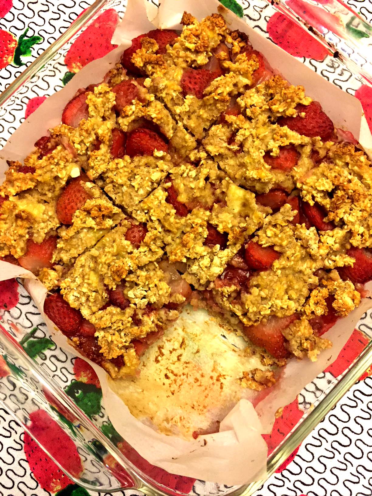Strawberry Banana Oatmeal Breakfast Bars (Vegan, GlutenFree) Melanie
