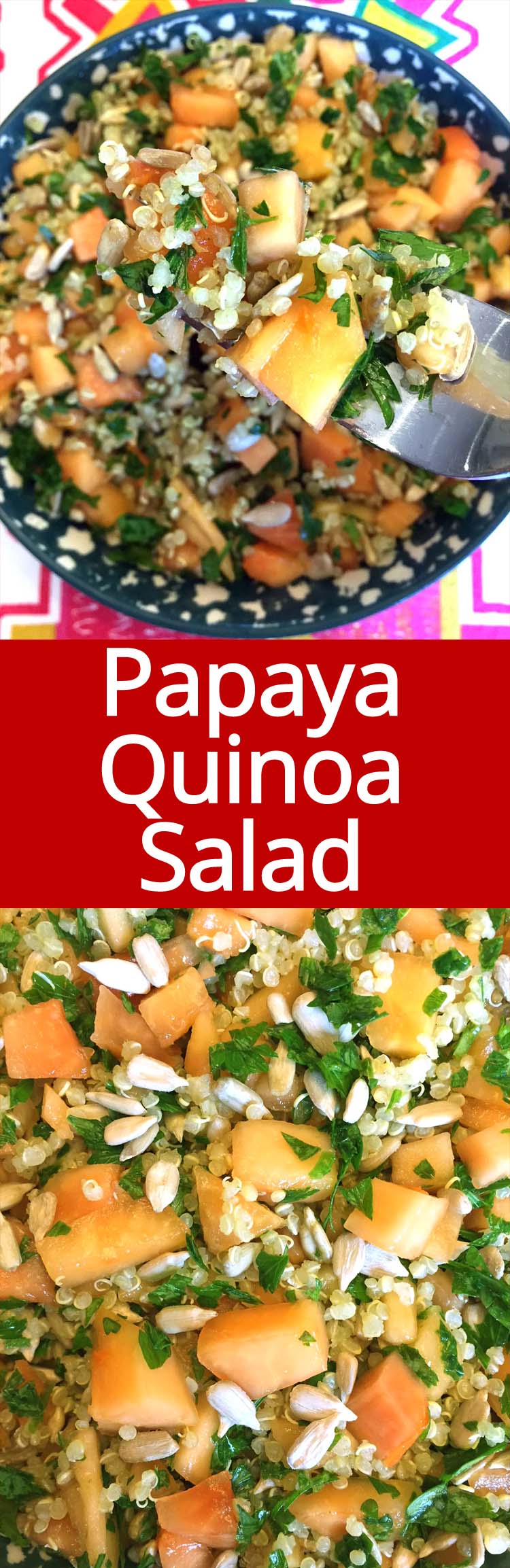 Papaya Quinoa Salad Recipe Melanie Cooks