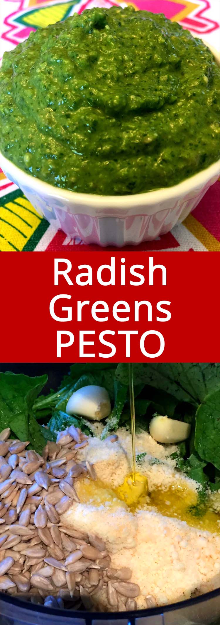 Radish Greens Pesto Recipe Melanie Cooks