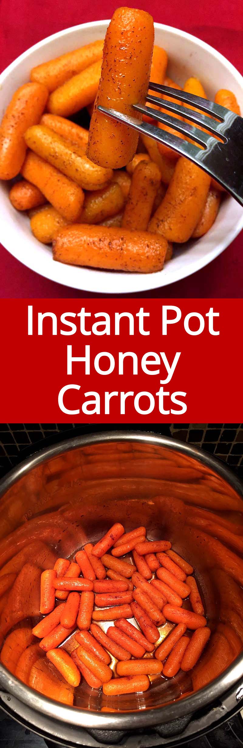 Instant Pot Baby Carrots With Honey Cinnamon Glaze Melanie Cooks