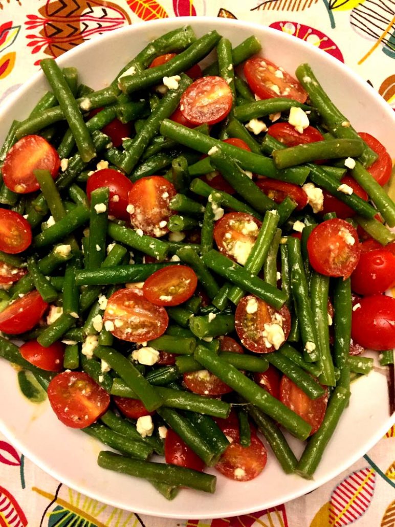 Green Beans Tomato Feta Salad Recipe – Melanie Cooks