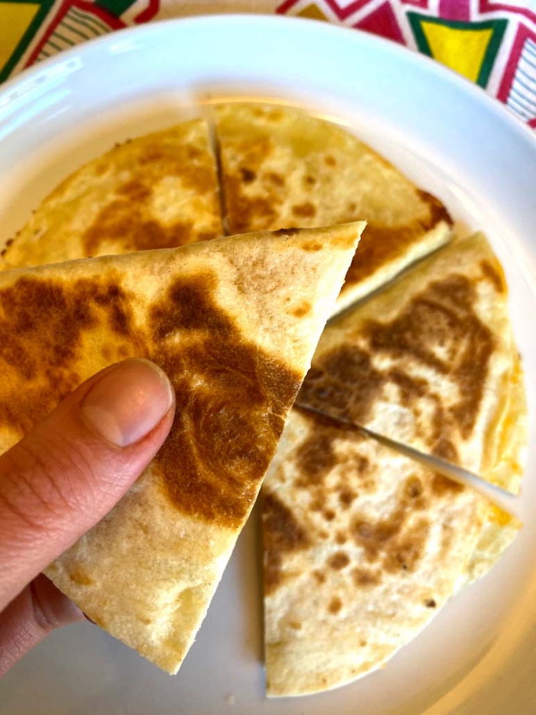 The Best Cheese & Onion Quesadillas - Feels Like Home™