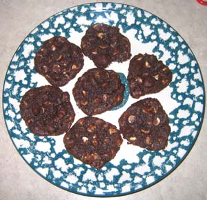 double chocolate white chip cookie recipe