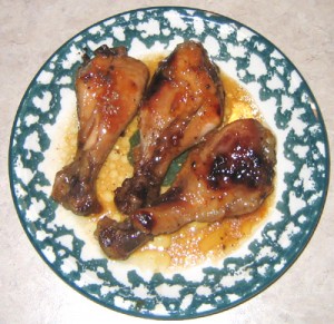 sweet and sour baked chicken legs