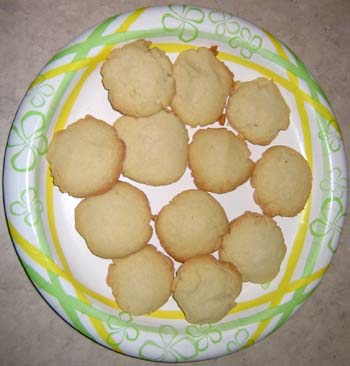 butter cookies on a plate