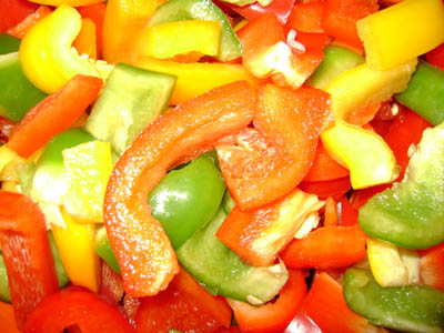 bell pepper slices