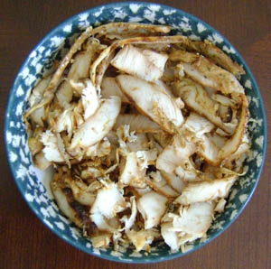 chicken-fajitas-sliced-chicken picture - thinly sliced with the food processor