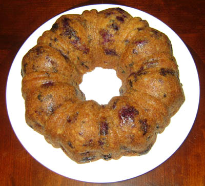 blueberry bundt cake