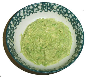 bowl of guacamole