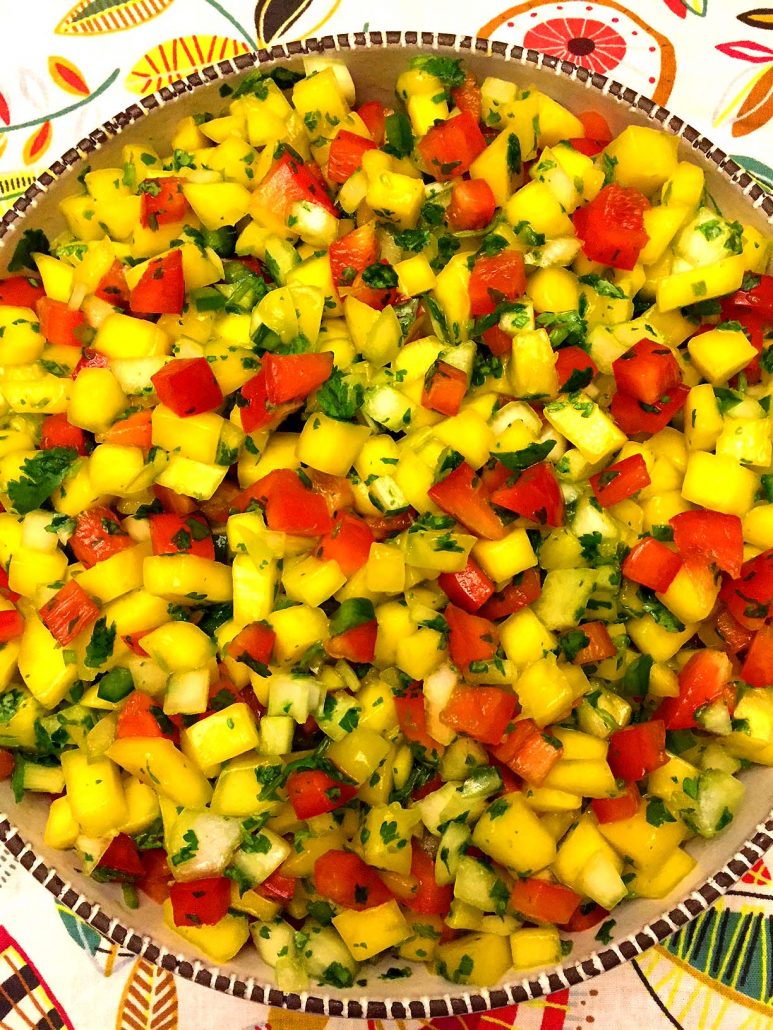 Easy Homemade Mango Salsa