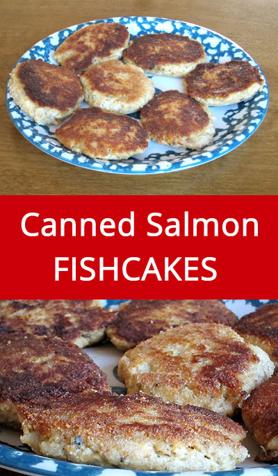 Easy Canned Salmon Fish Cakes Recipe | MelanieCooks.com