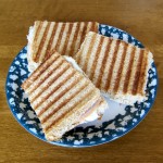 turkey and cheese panini sandwich