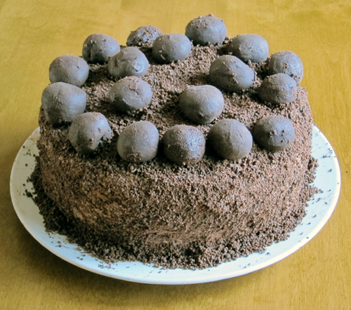 chocolate truffle cake